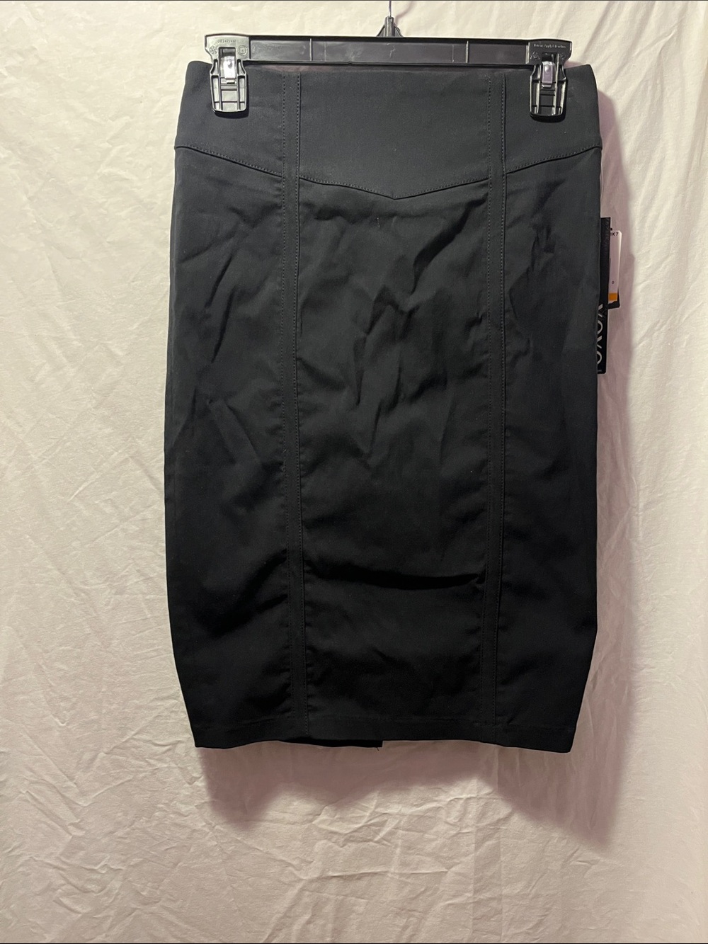 Black Pencil Skirt - Women's Tailored Classic